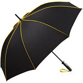 Зонт-трость Seam, желтый - фото