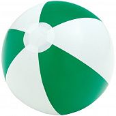Надувной пляжный мяч Cruise, зеленый с белым - фото