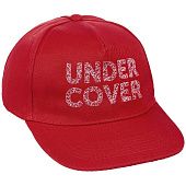 Бейсболка с вышивкой Undercover, красная - фото