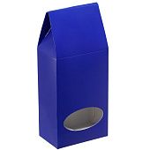 Коробка с окном English Breakfast, синяя - фото