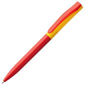 Ручка шариковая Pin Special, красно-желтая - фото