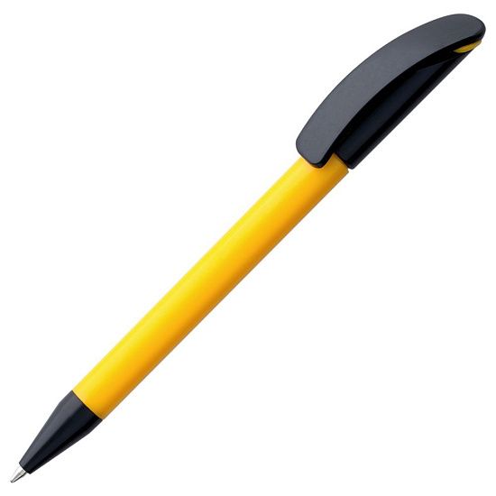 Ручка шариковая Prodir DS3 TPP Special, желтая с черным - подробное фото