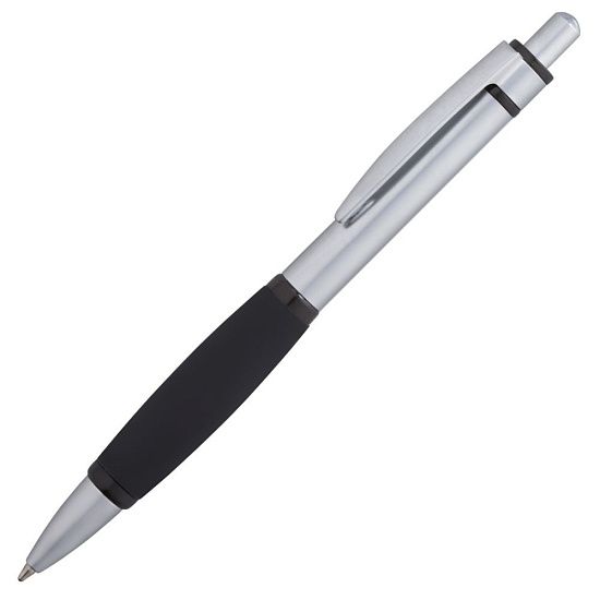 Ручка шариковая Boomer, с черными элементами - подробное фото