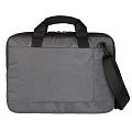 Сумка для ноутбука Qibyte Laptop Bag, темно-серая с черными вставками