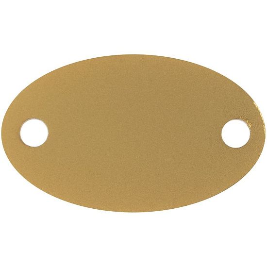 Шильдик металлический Alfa Oval, золотистый - подробное фото