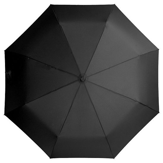 Зонт складной Unit Comfort, черный - подробное фото