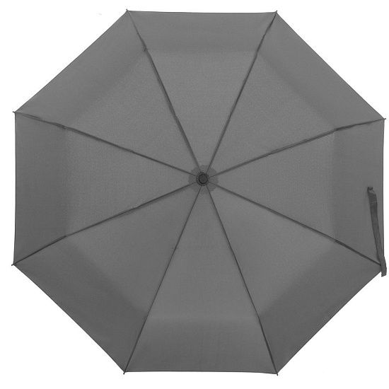 Зонт складной Monsoon, серый - подробное фото