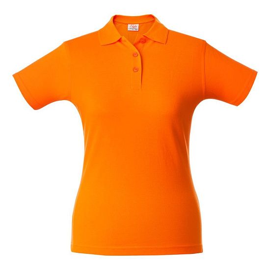 Рубашка поло женская SURF LADY, оранжевая - подробное фото