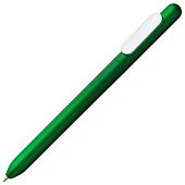 Ручка шариковая Slider Silver, зеленый металлик - фото