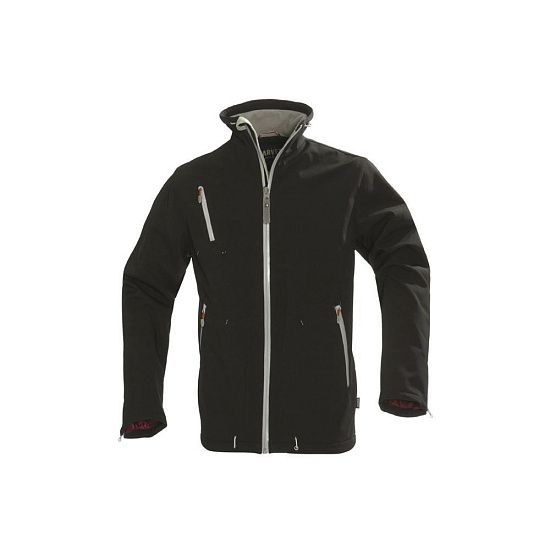 Куртка софтшелл мужская SNYDER, черная - подробное фото
