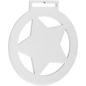 Медаль Steel Star, белая - фото