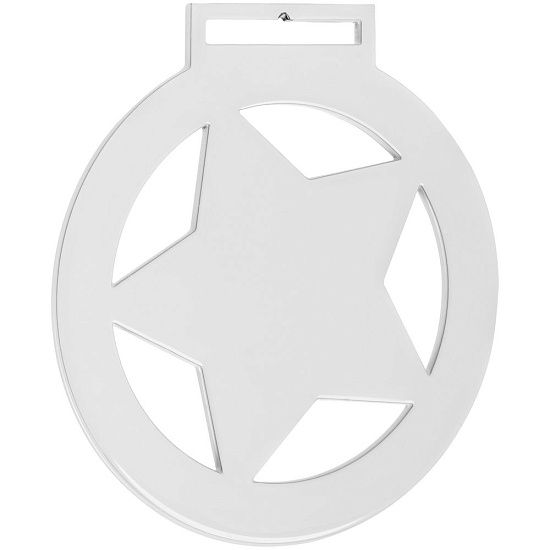 Медаль Steel Star, белая - подробное фото