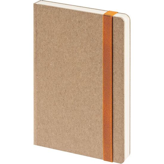 Ежедневник Eco Write Mini, недатированный, с оранжевой резинкой - подробное фото