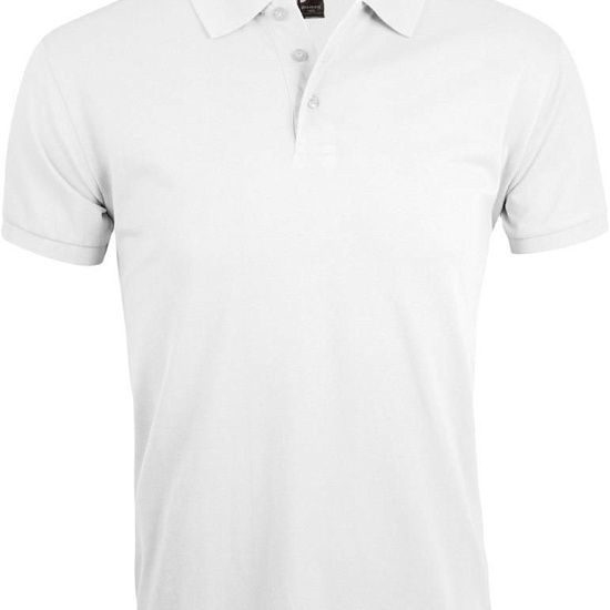 Рубашка поло мужская PRIME MEN, белая - подробное фото