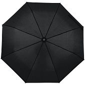 Зонт складной Monsoon, черный - фото