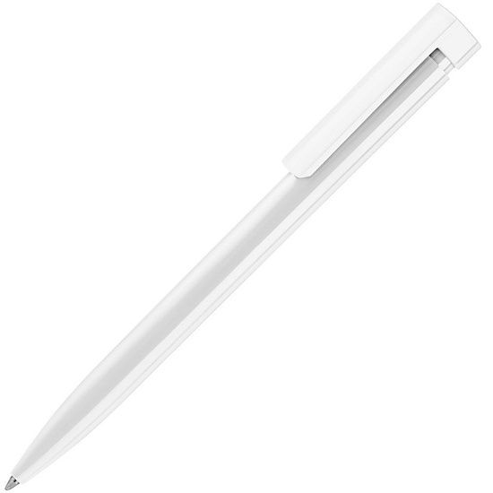 Ручка шариковая Liberty Polished, белая - подробное фото