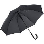 Зонт-трость с цветными спицами Color Style, серый - фото