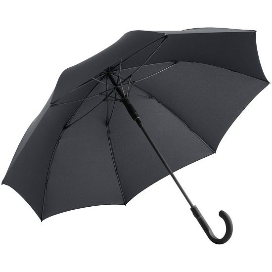 Зонт-трость с цветными спицами Color Style, серый - подробное фото