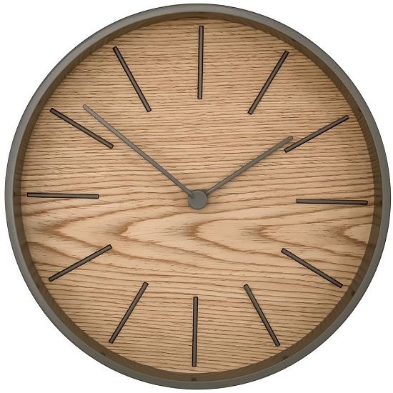 Часы настенные Paco, дуб - подробное фото