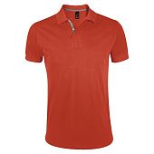 Рубашка поло мужская PORTLAND MEN 200 оранжевая - фото