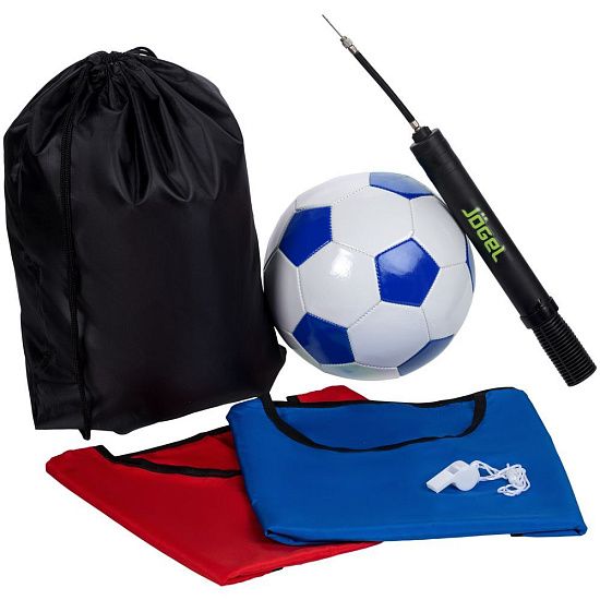 Набор для игры в футбол On The Field, с синим мячом - подробное фото