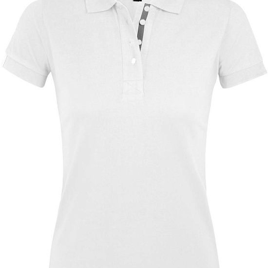 Рубашка поло женская PORTLAND WOMEN 200 белая - подробное фото