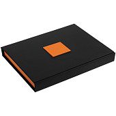 Коробка под набор Plus, черная с оранжевым - фото