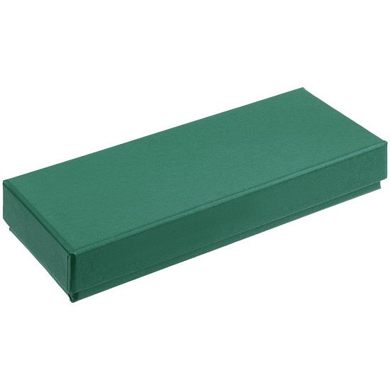 Коробка Notes с ложементом для ручки и флешки, зеленая - подробное фото