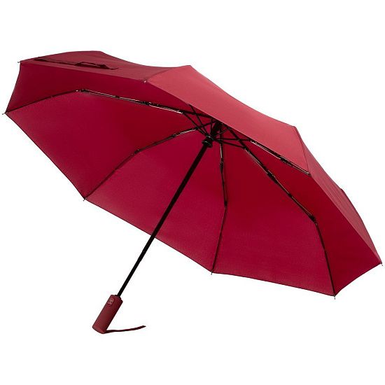 Зонт складной Ribbo, красный - подробное фото