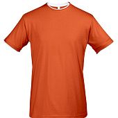 Футболка мужская с контрастной отделкой MADISON 170, оранжевый/белый - фото