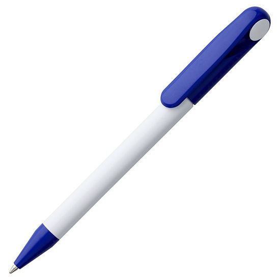 Ручка шариковая Prodir DS1 TPP, белая с синим - подробное фото