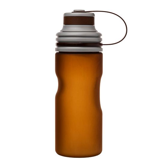Бутылка для воды Fresh, коричневая - подробное фото