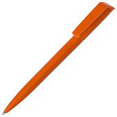 Ручка шариковая Flip, оранжевая - фото