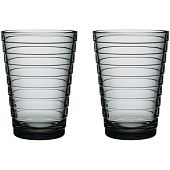 Набор больших стаканов Aino Aalto, серый - фото