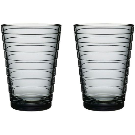 Набор больших стаканов Aino Aalto, серый - подробное фото