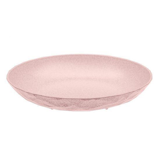 Тарелка суповая Club Organic, розовая - подробное фото