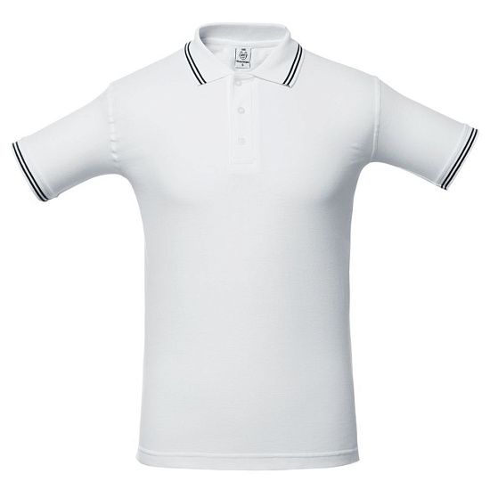 Рубашка поло Virma Stripes, белая - подробное фото