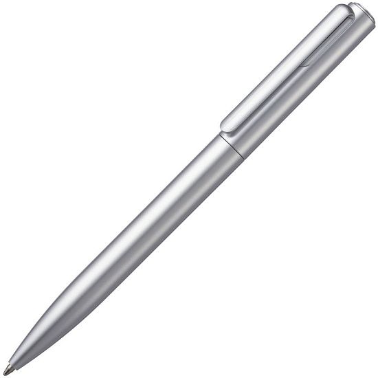 Ручка шариковая Drift Silver, серебристая - подробное фото
