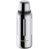Термос Flask 1000, вакуумный, стальной зеркальный - фото