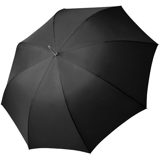 Зонт-трость Fiber Flex, черный - подробное фото