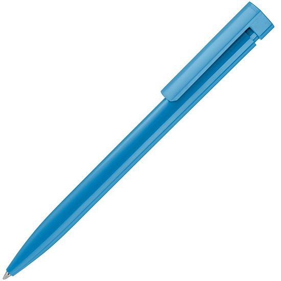 Ручка шариковая Liberty Polished, голубая - подробное фото