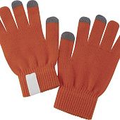 Сенсорные перчатки Scroll, оранжевые - фото