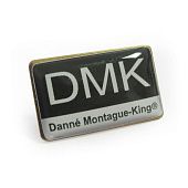 Значок DMK на металлической основе - фото