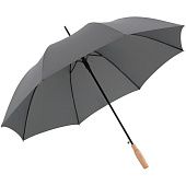 Зонт-трость Nature Stick AC, серый - фото