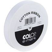 Лента Colop E-mark 15, белая - фото