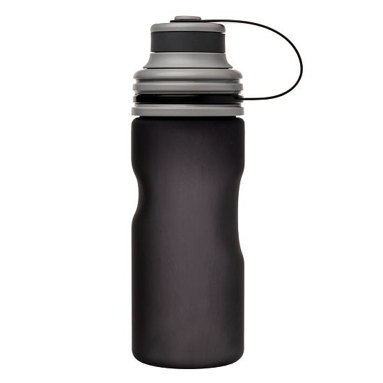 Бутылка для воды Fresh, черная - подробное фото