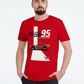 Футболка McQueen 95, красная - фото