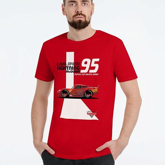 Футболка McQueen 95, красная - подробное фото