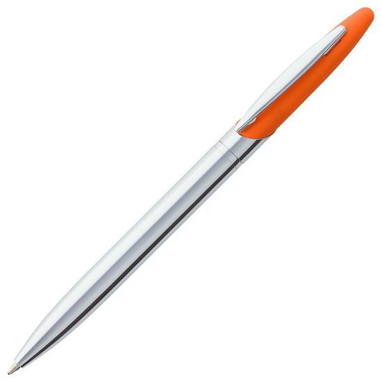 Ручка шариковая Dagger Soft Touch, оранжевая - подробное фото