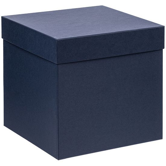 Коробка Cube, L, синяя - подробное фото